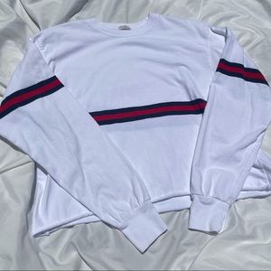 brandy melville cutoff long sleeve